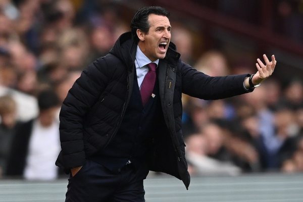 Emery was angry on the sidelines during Villa's loss to Warsaw